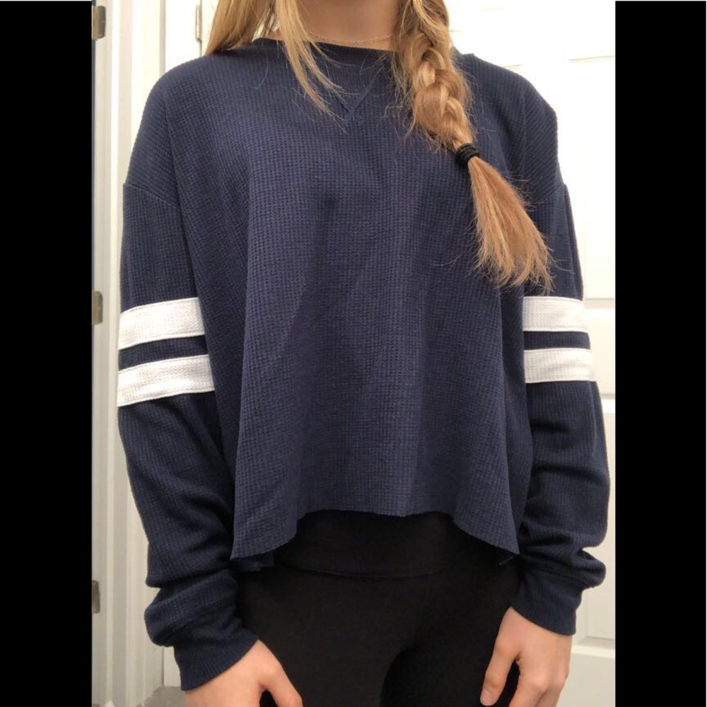 Hollister waffle long sleeve tee